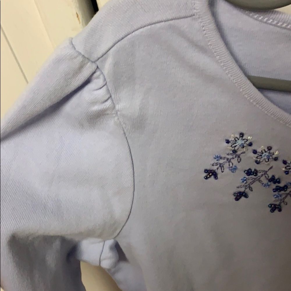 Gymboree size 8 girls light purple top - Picture 3 of 4